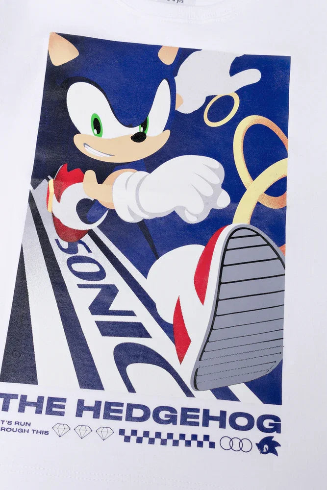 Sonic Short Sleeve T-Shirt White