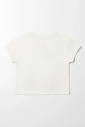 Dropped Shoulder Boxy Tee Cream (2)