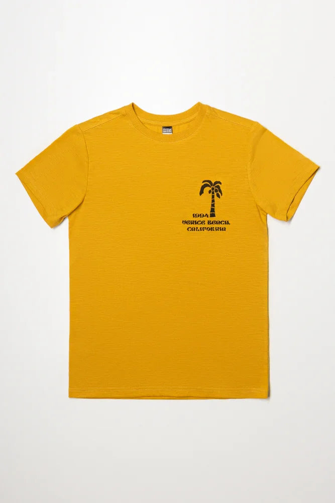 Short Sleeve T-Shirt Yellow