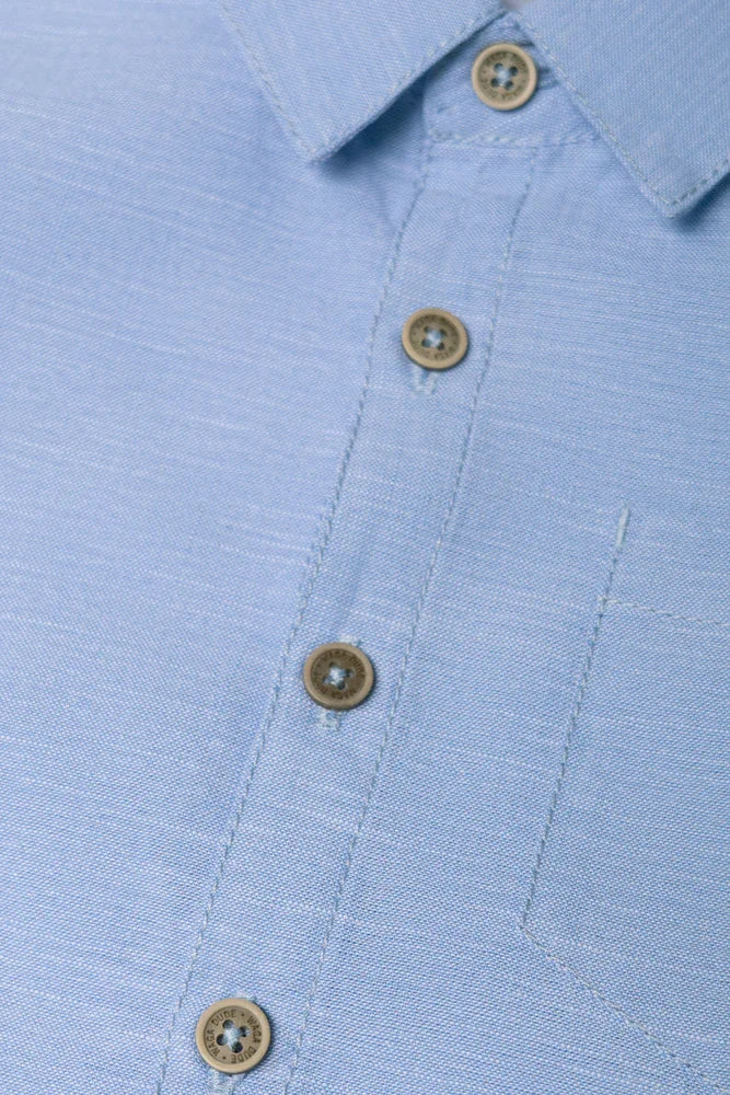 Short Sleeve Shirt Blue