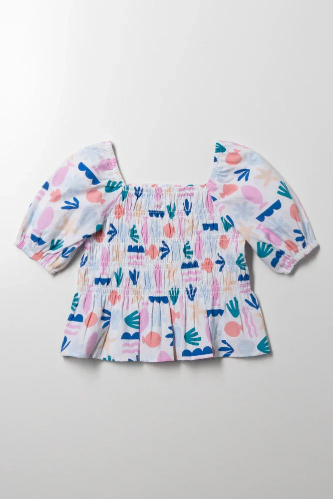 Front Tie Top Multi