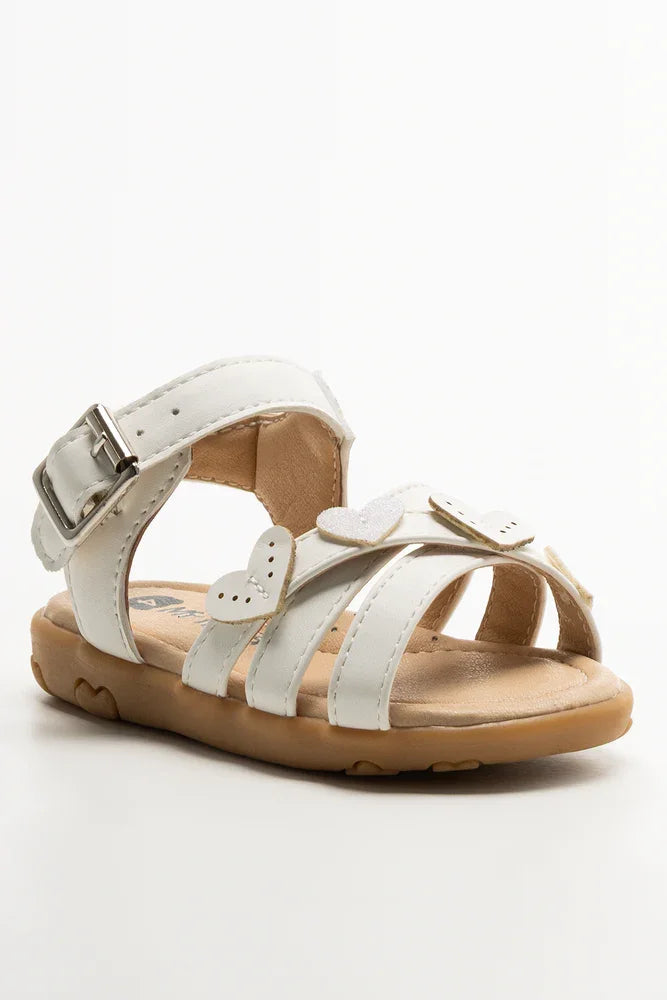 Butterfly Sandals White