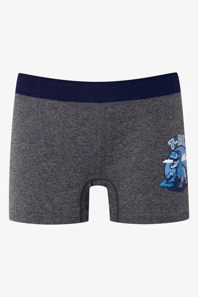 3 Pack Seamless Boxers Dark Grey And Blue