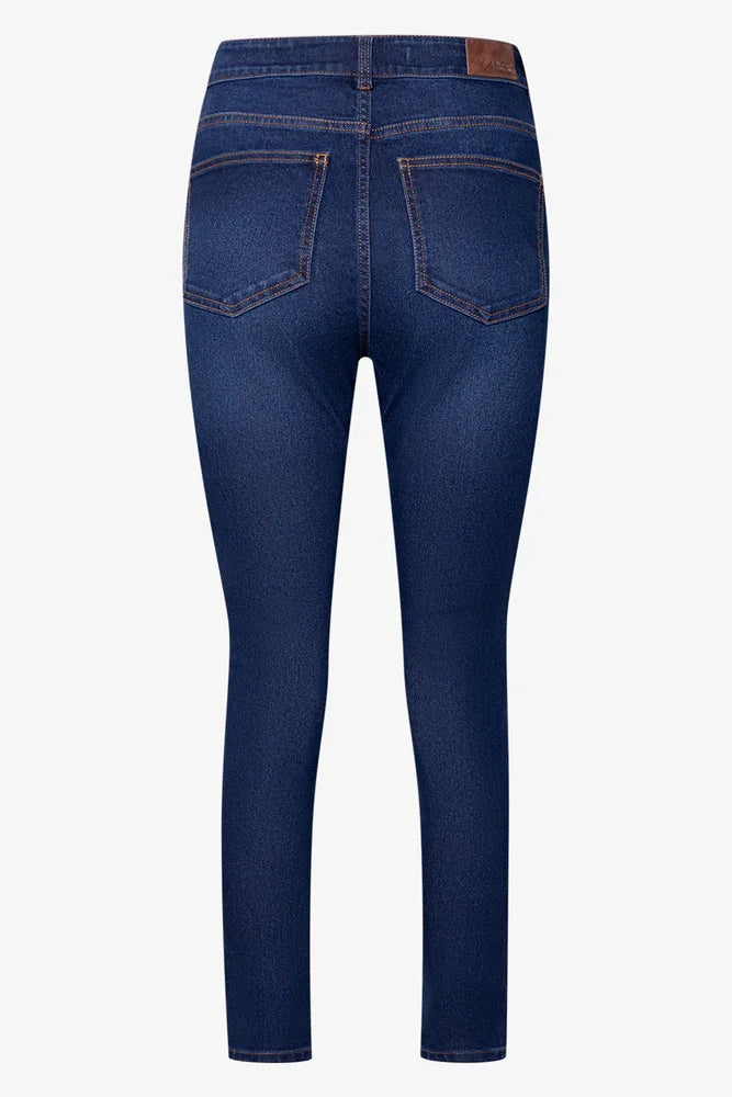 High Rise Skinny Denim Jeans Blue