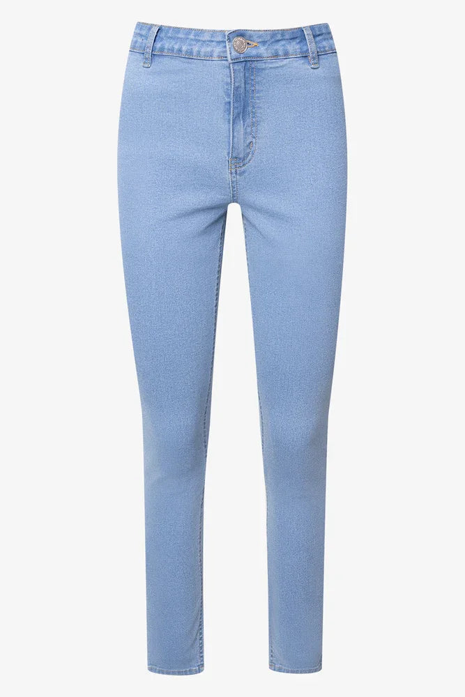 Tube Skinny Denim Jeans Light Blue