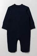 Interlock Babygrow Navy (2)