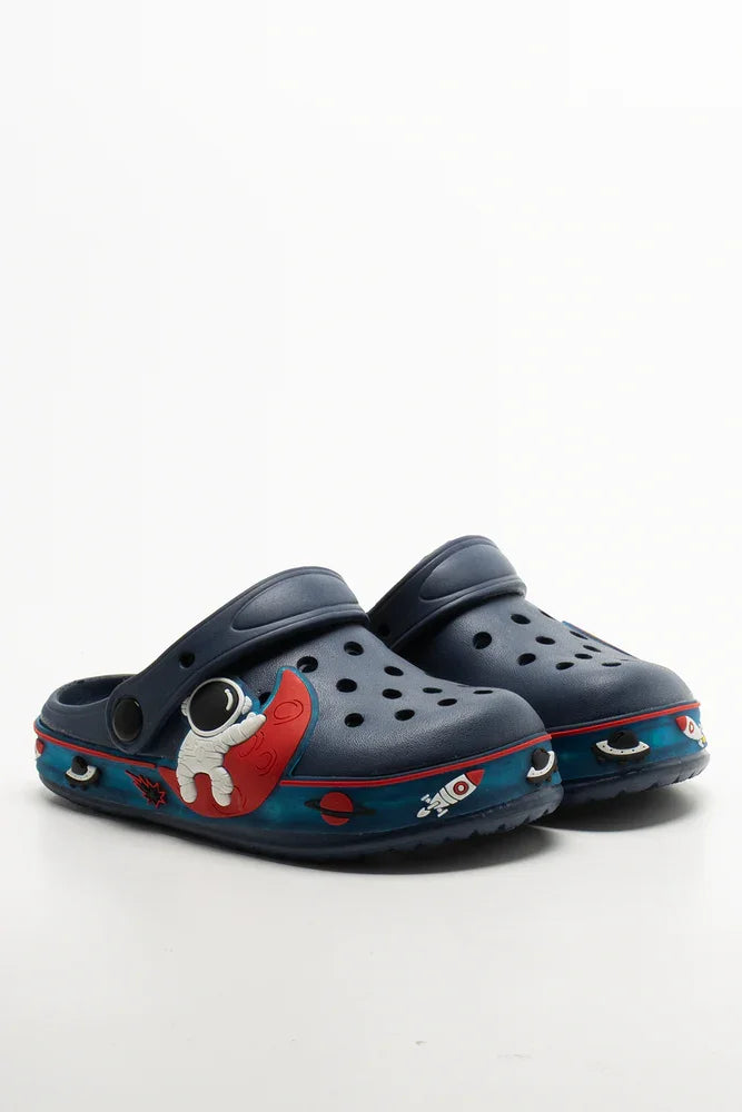 Light Up Clogs Navy