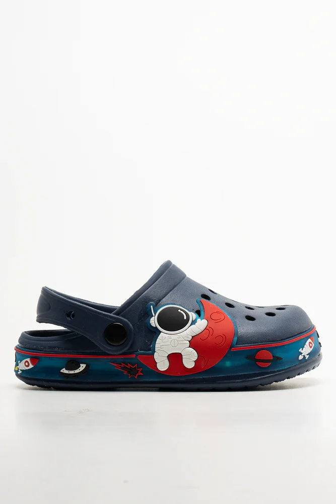 Light Up Clogs Navy