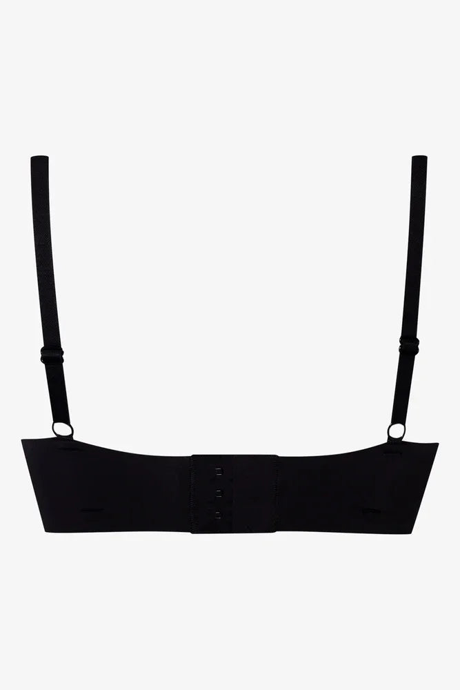 Bonded Wire Free Bralette Black
