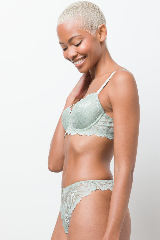 2 Pack Summer Lace Balconette Bra - Sml