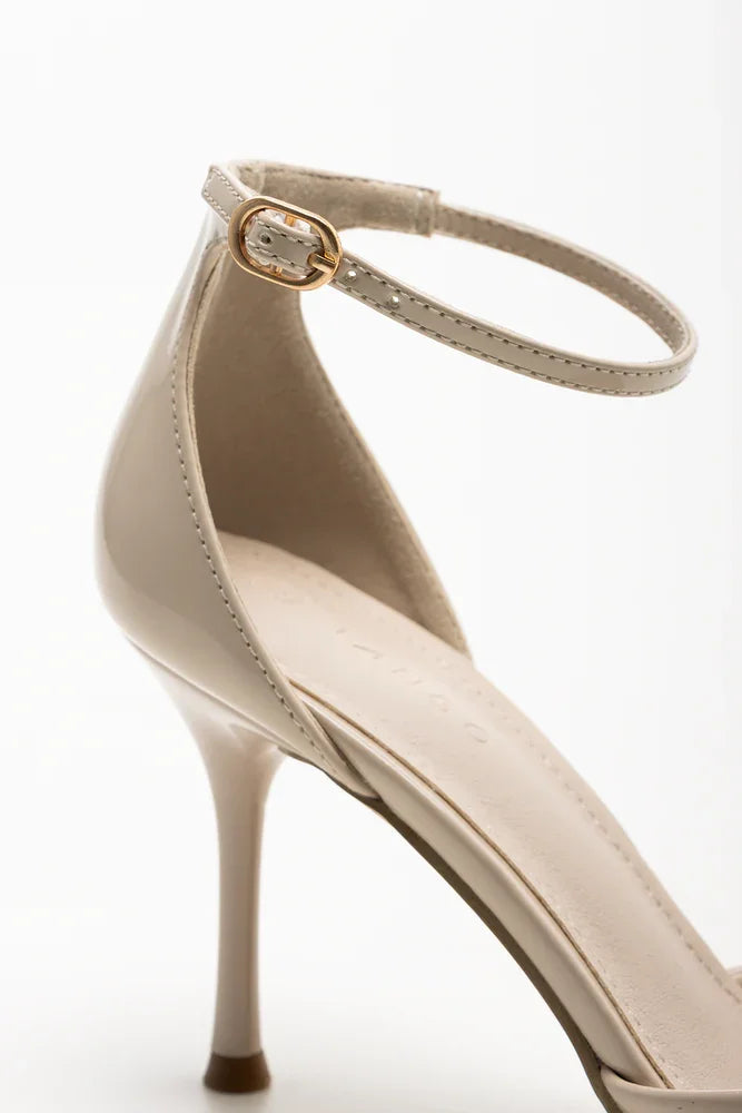 Patent Sandal Heels Natural (3)