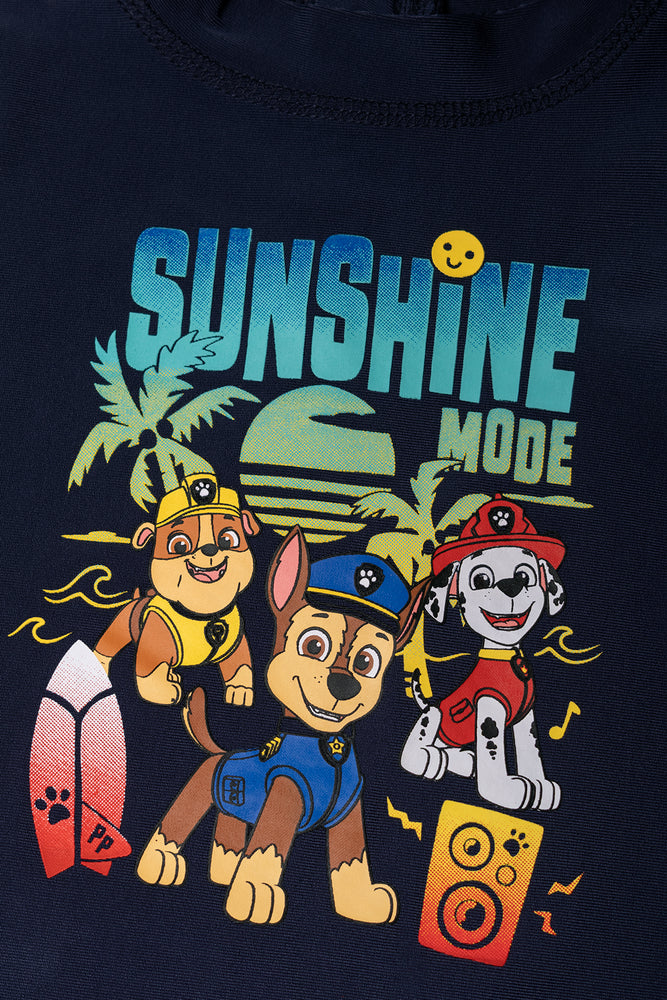 Short Sleeve Top And Shorts Set Blue