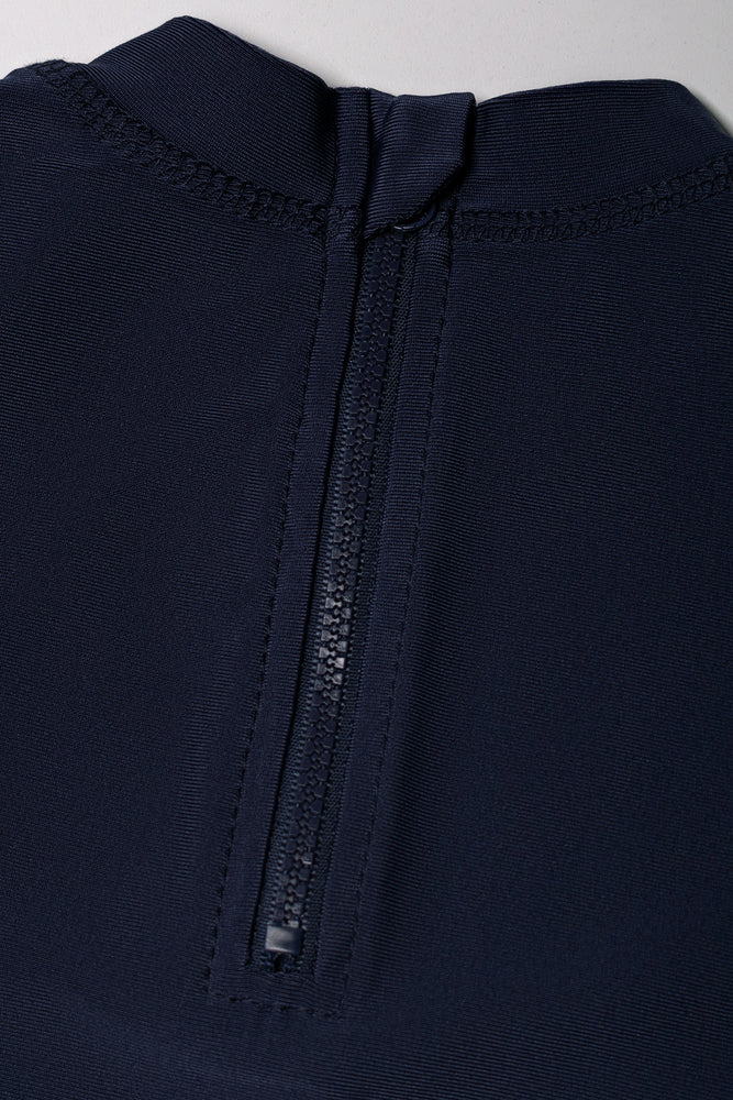 Short Sleeve Top And Shorts Set Blue (2)