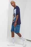 Icecube Short Sleeve T-Shirt Navy (1)