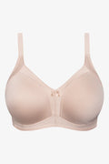 Plus Size 2 Pack Smooth Non Padded Wirefree Bra Navy And Natural (1)