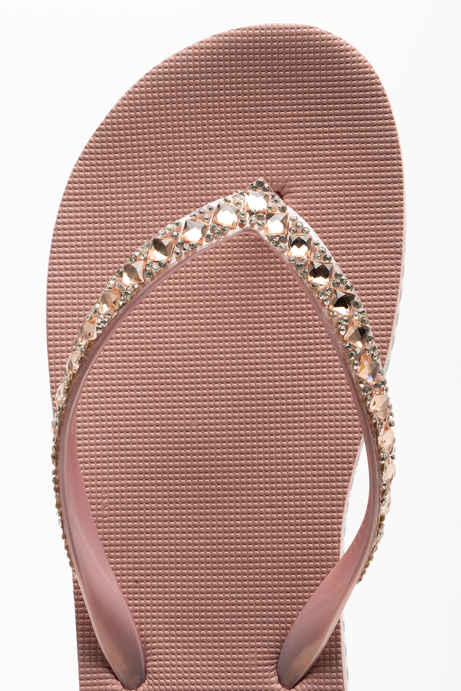 Diamante Flip Flop Pink (4)