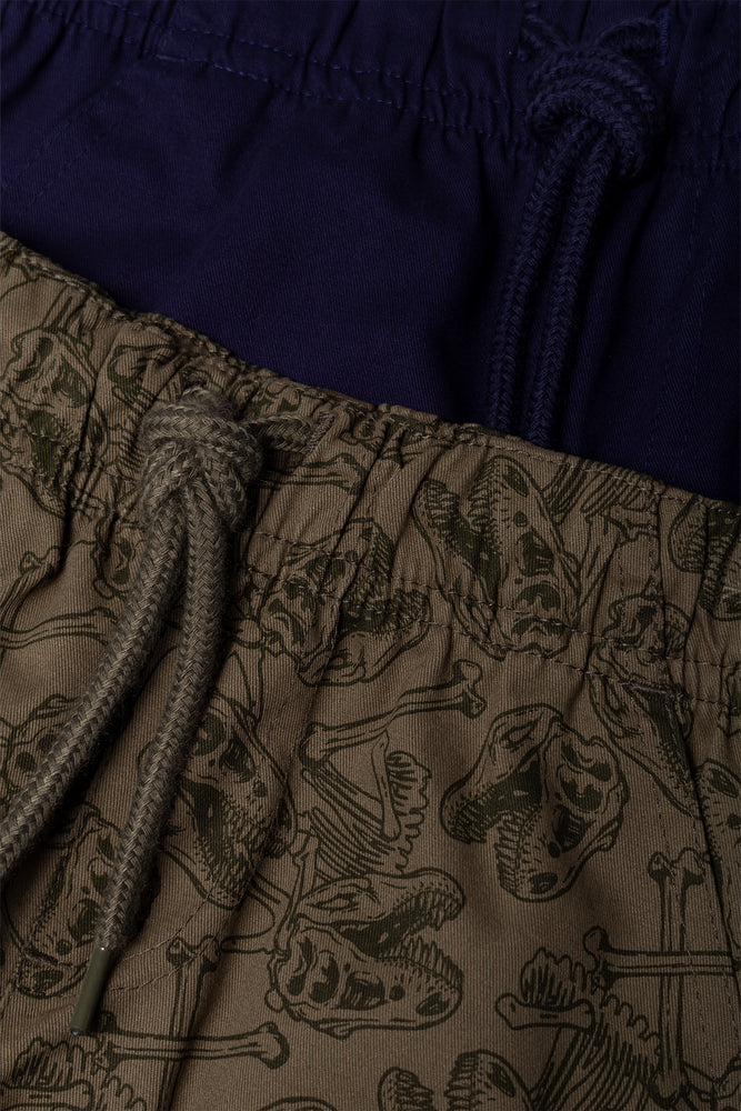 2 Pack Shorts Green And Navy (1)