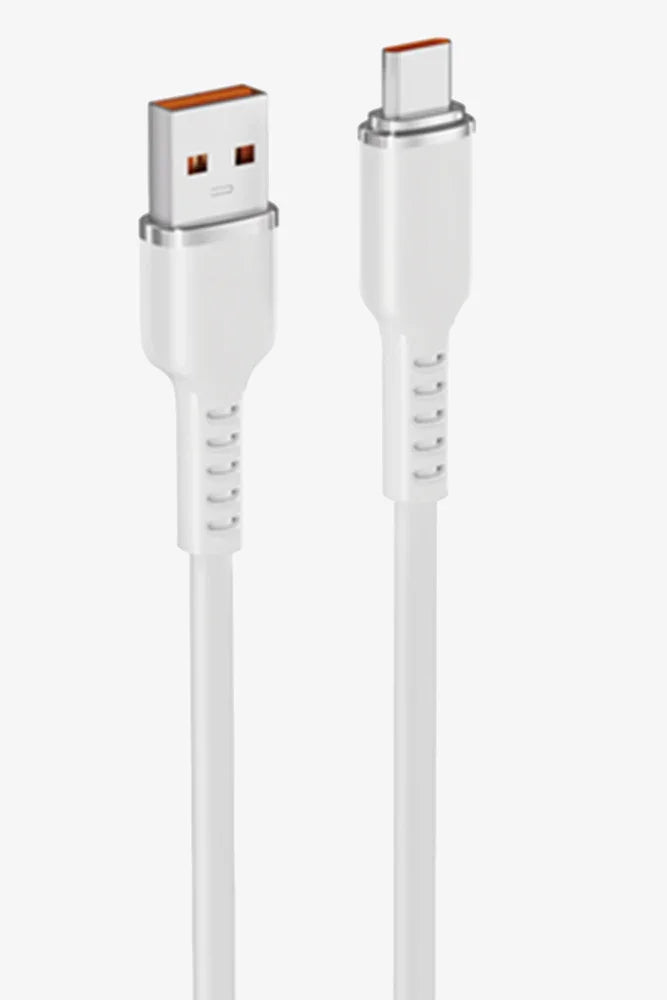 Rockitt Fast Charge Cable Silicon 1M White