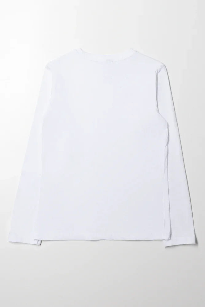 Long Sleeve T-Shirt White (2)