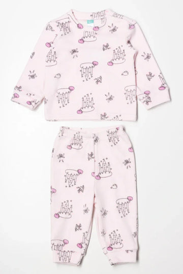 Fleece Pyjama Set Pink