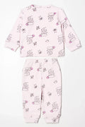 Fleece Pyjama Set Pink (1)
