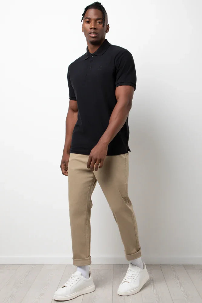 Short Sleeve Golfer Black