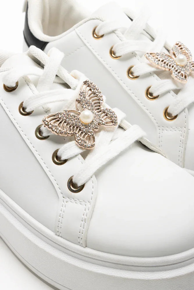 Butterfly Sneakers White (2)