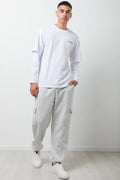 Loose Fit Jogger Trackpants Grey