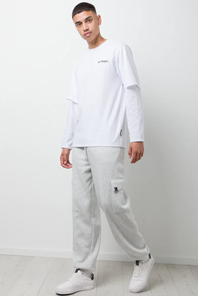 Loose Fit Jogger Trackpants Grey (2)
