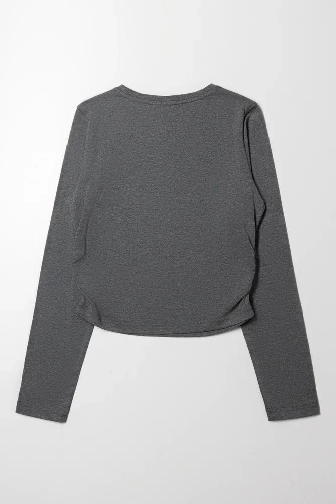 Long Sleeve T-Shirt Grey (2)