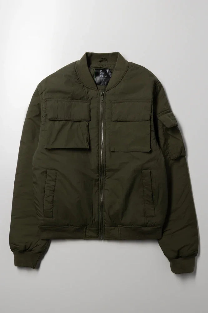Utility Bomber Jacket Green