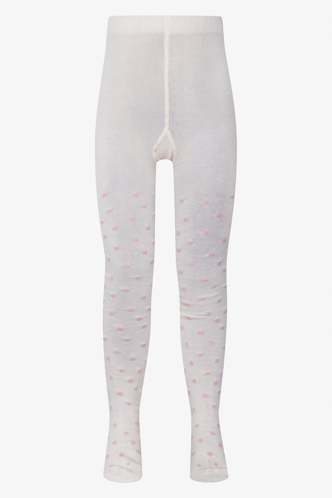 2 Pack Tights Pink And Cream