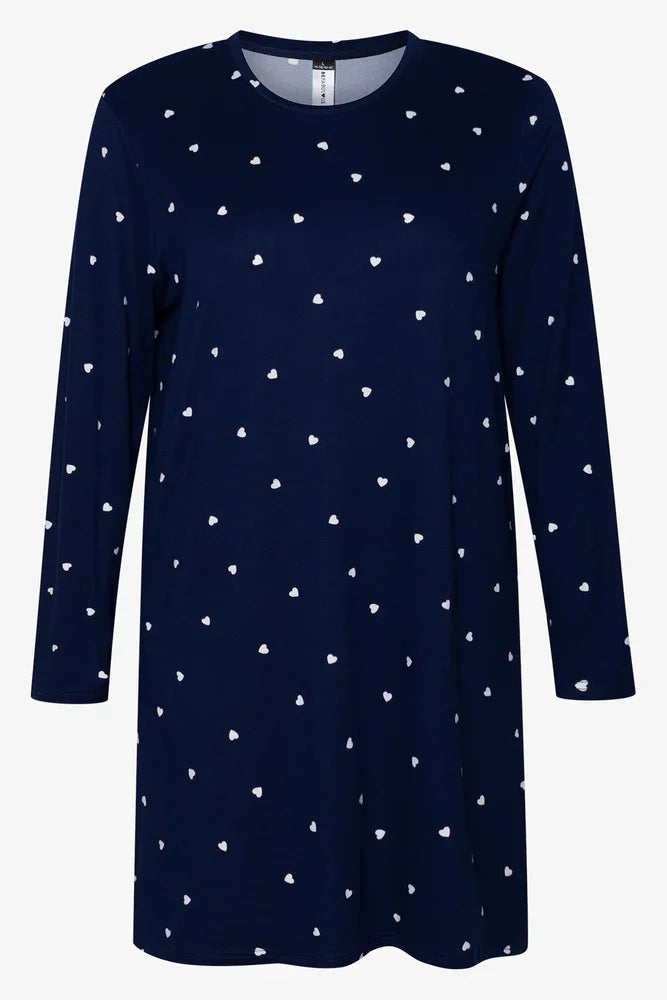 Spotted Sleepshirt Navy