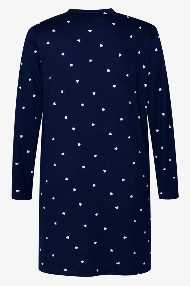 Spotted Sleepshirt Navy