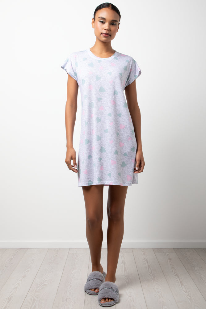 2 Pack The Weekend Is For Sleeping  Sleepshirts Grey And Light Blue