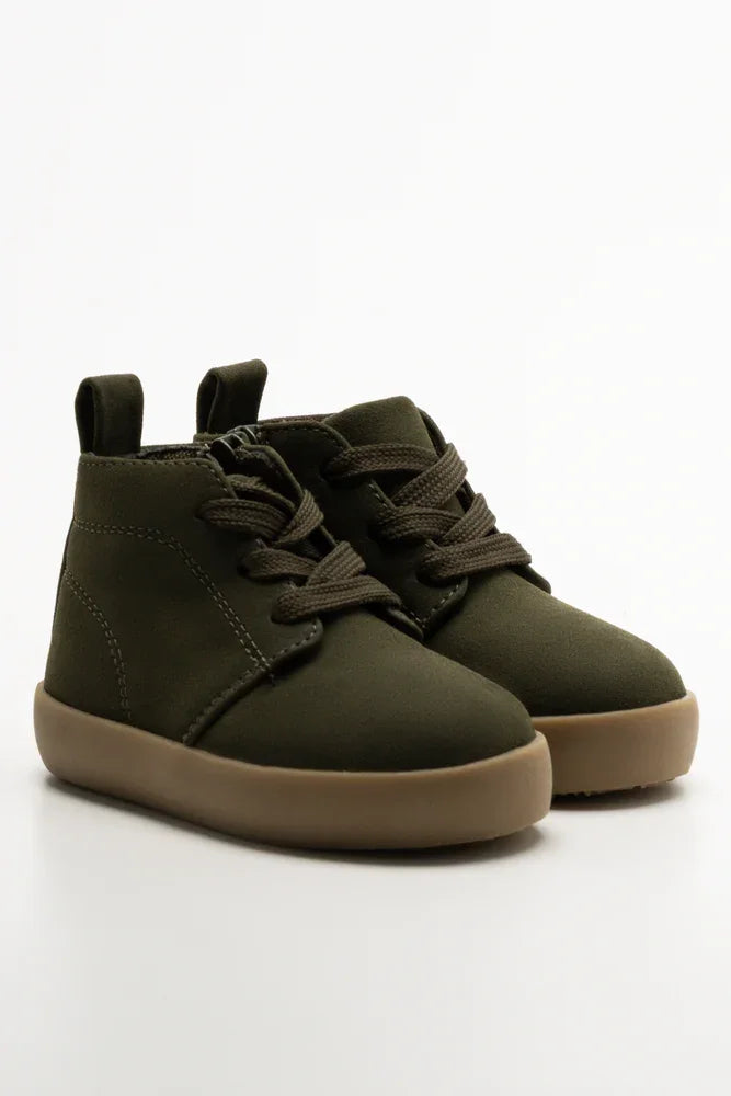 Hybrid High Top Boots Green