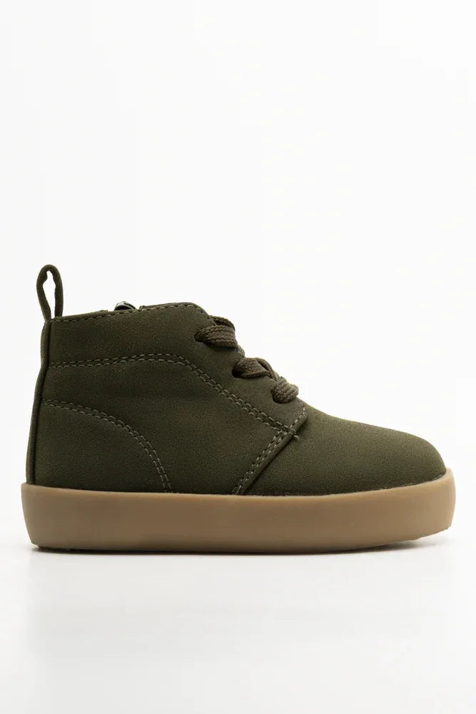 Hybrid High Top Boots Green