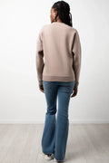 Crew Neck Tracktop Natural (2)