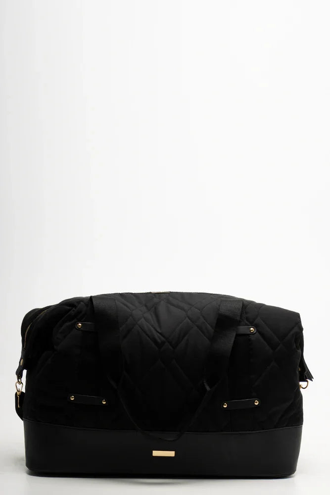 Puffer Travel Bag Black