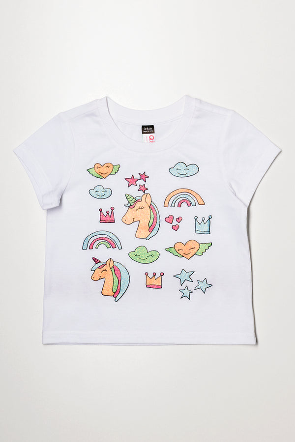 Spur Unicorn T-Shirt White