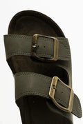 Double Band Sandals Green (4)