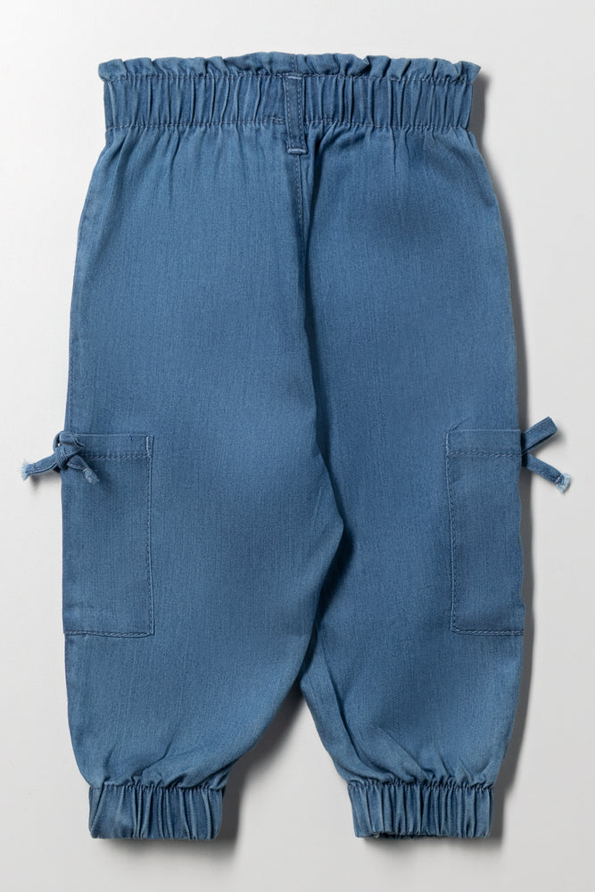 Denim PaperBag Jogger (2)