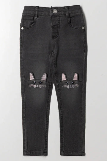 Skinny Denim Jean Dark Grey