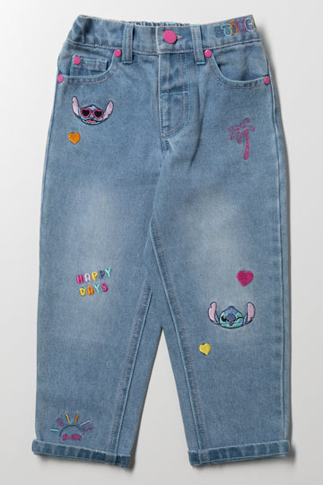 Lilo And Stitch Relaxed Denim Jeans Blue