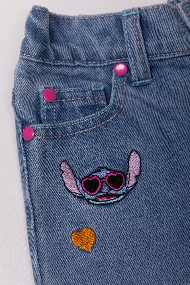 Lilo And Stitch Relaxed Denim Jeans Blue