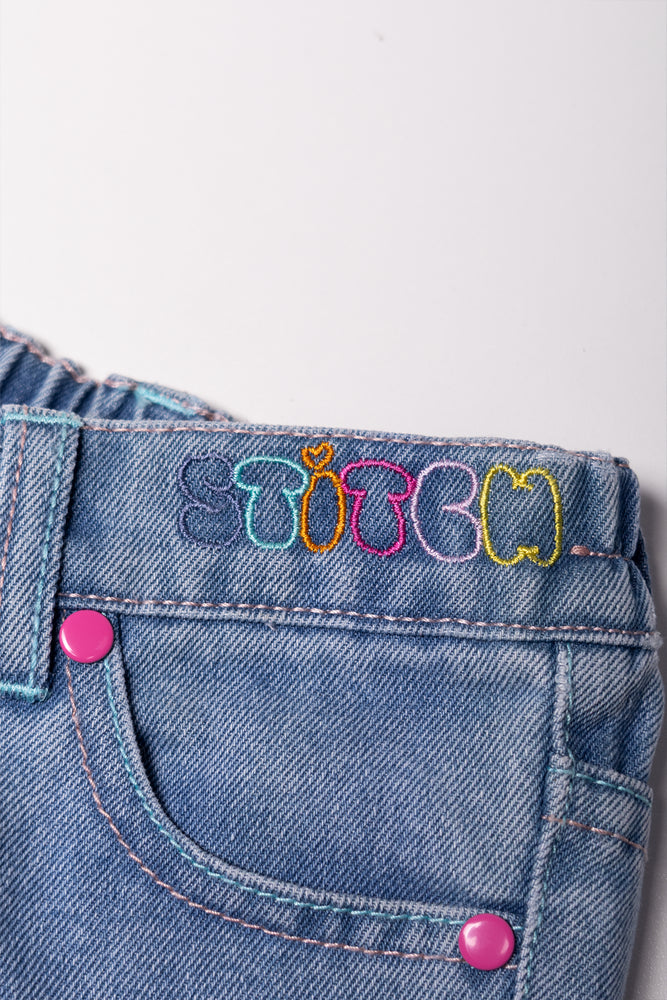 Lilo And Stitch Relaxed Denim Jeans Blue (2)