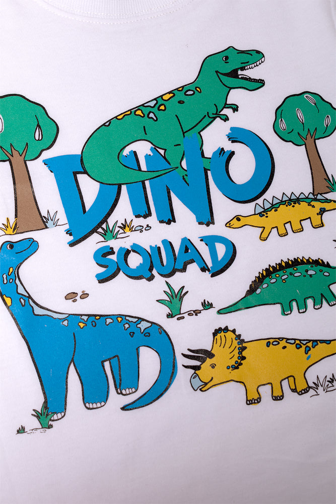 Spur Dino Short Sleeve T-Shirt White