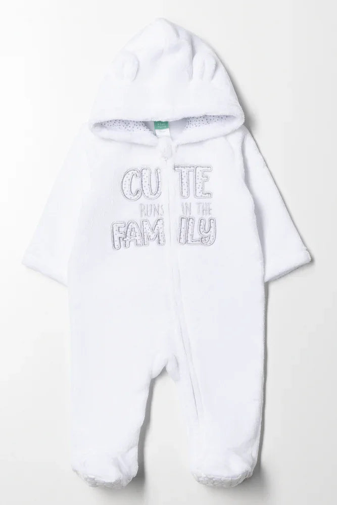 Cute Runs In The Family Babygrow White