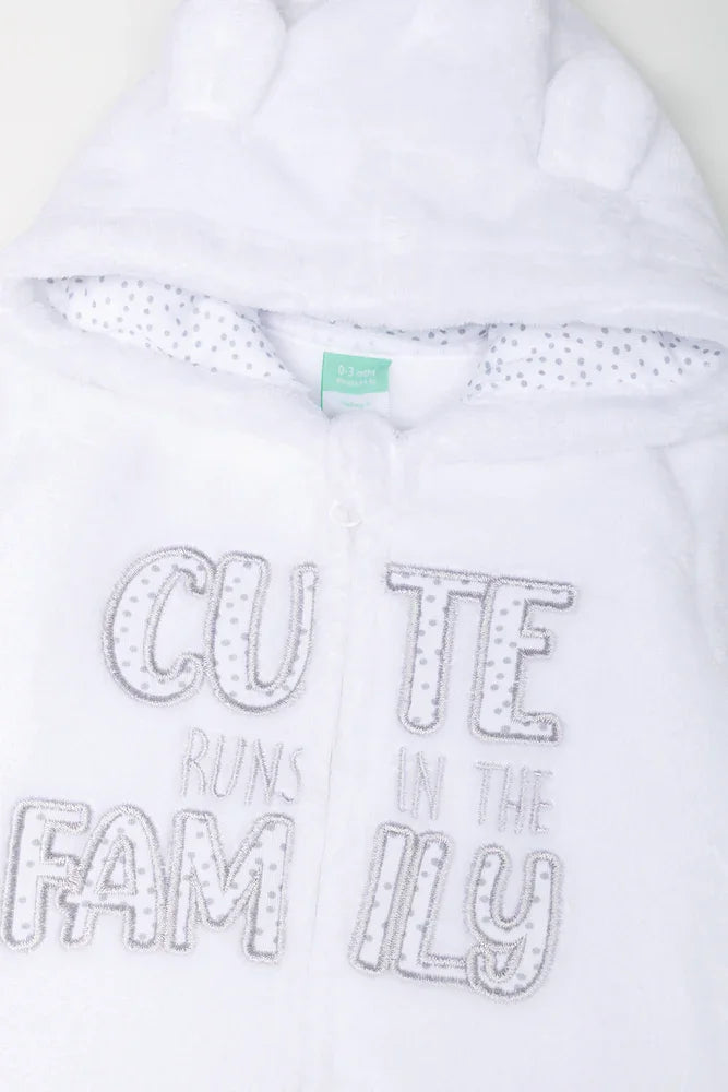 Cute Runs In The Family Babygrow White