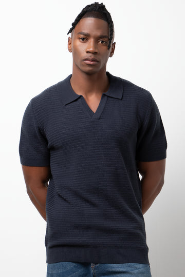 Knit Golfer Navy